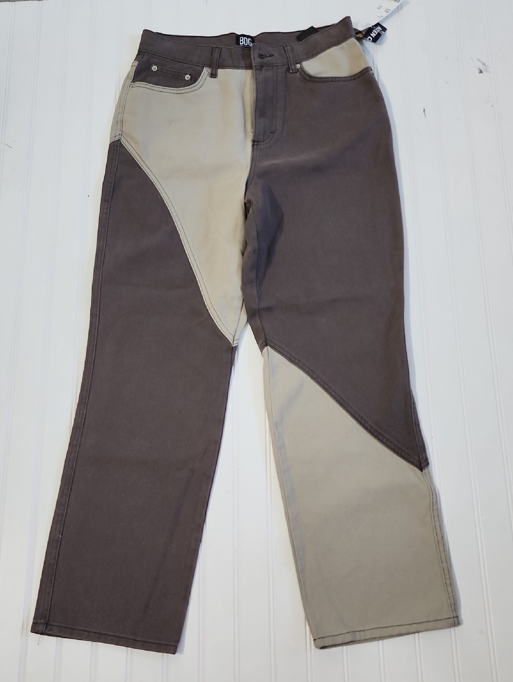 BDG Two-Tone Brown & Tan Workwear Chinos